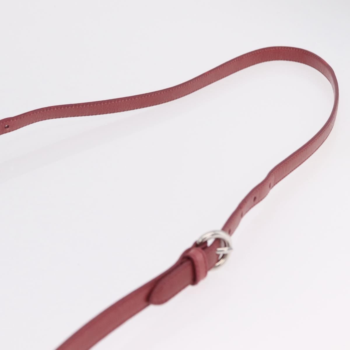 Miu Miu Madras Shoulder Leather, Pink, Leather, Crossbody Bag