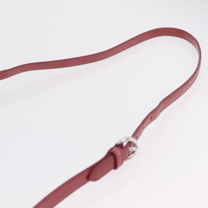 Miu Miu Madras Shoulder Leather, Pink, Leather, Crossbody Bag