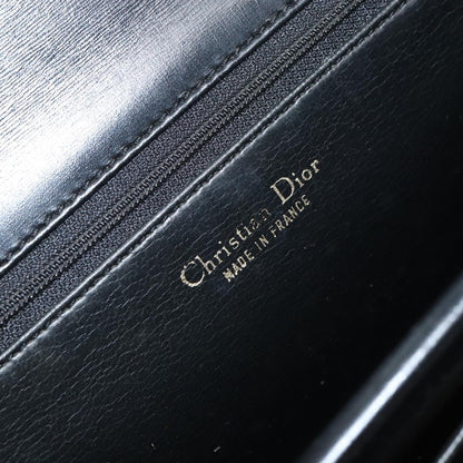 Christian Dior Shoulder Leather, Black, Leather, Shoulder Bag