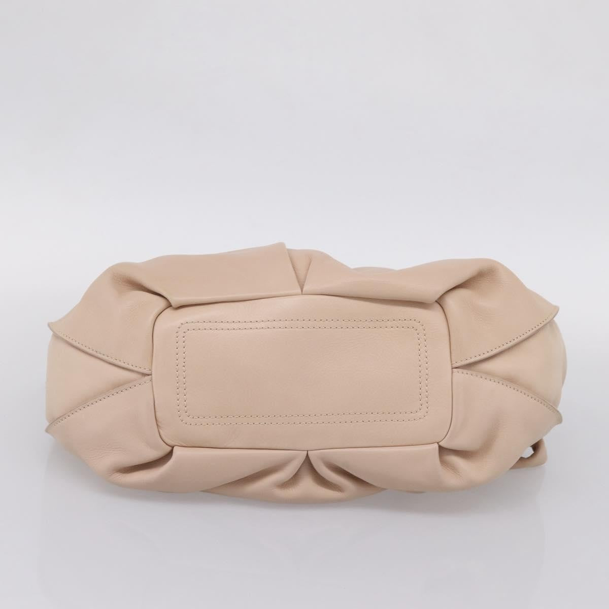 Celine Bittersweet Leather, Beige, Leather, Handbag