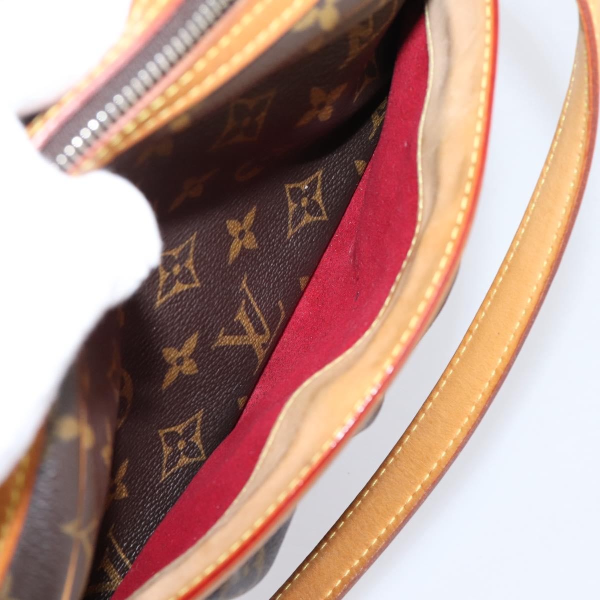 Louis Vuitton Clara Handbag Monogram Canvas, Brown, Canvas, Handbag