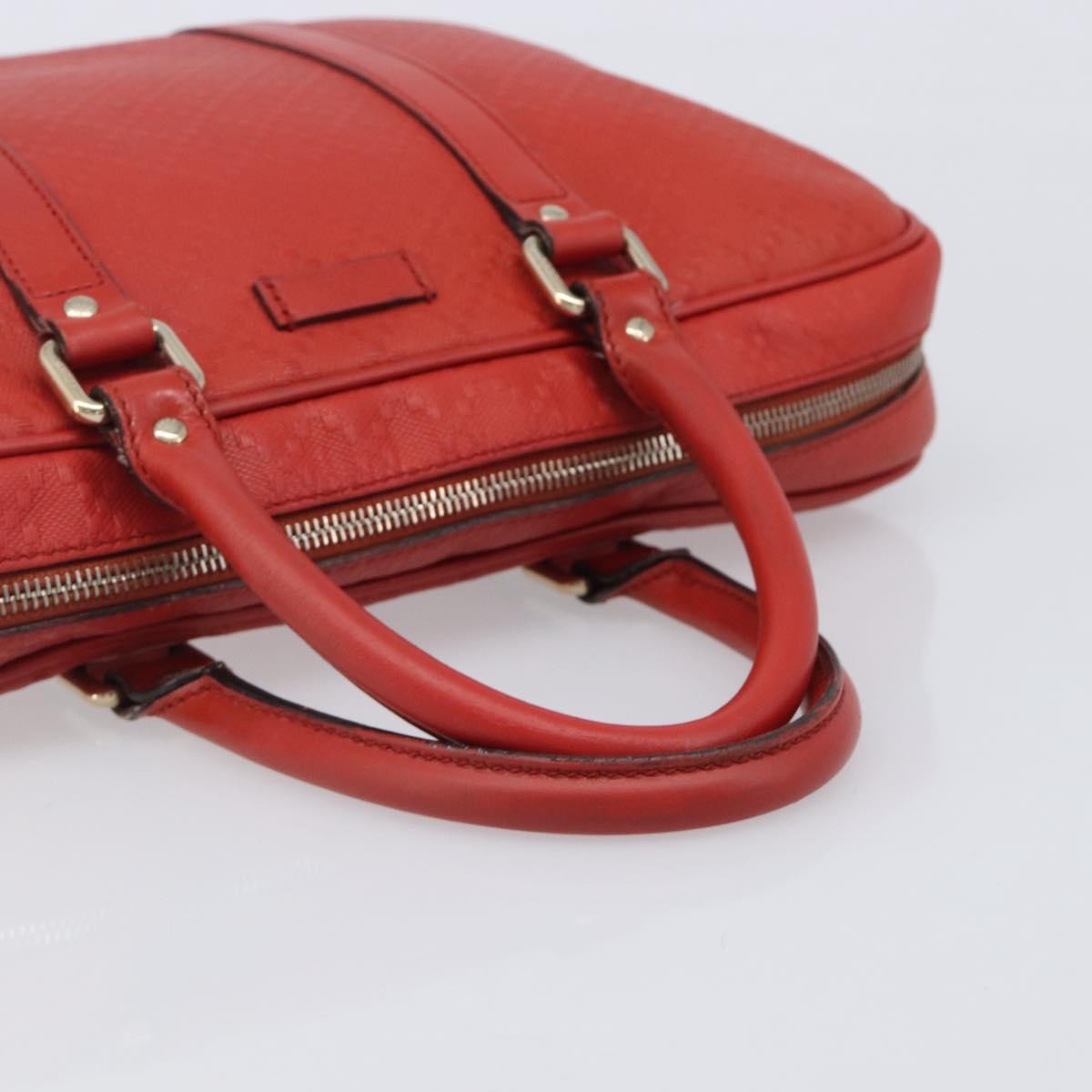 Gucci Bright Convertible Diamante Leather, Red, Leather, Briefcase