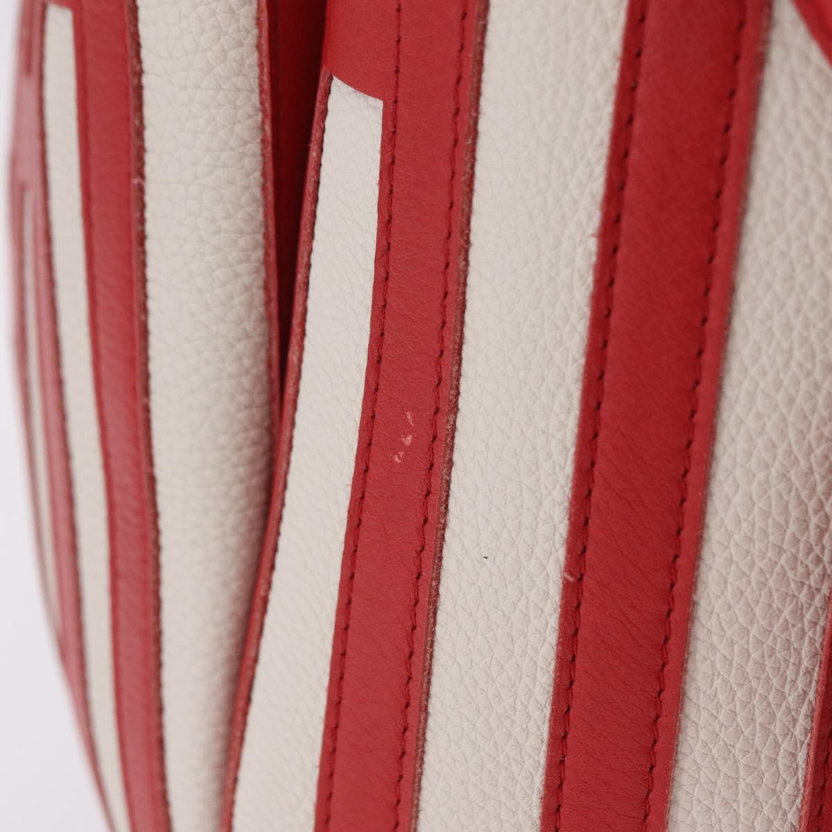 Loewe Flamenco Knot Patchwork Leather, Red, Leather, Handbag