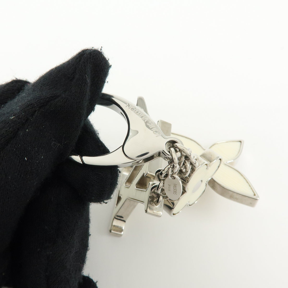 Louis Vuitton Fleur d'Epi Bag Charm Resin and Brass, White, Metal, Charm