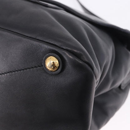 Miu Miu Beau Top Handle Leather, Black, Leather, Handbag