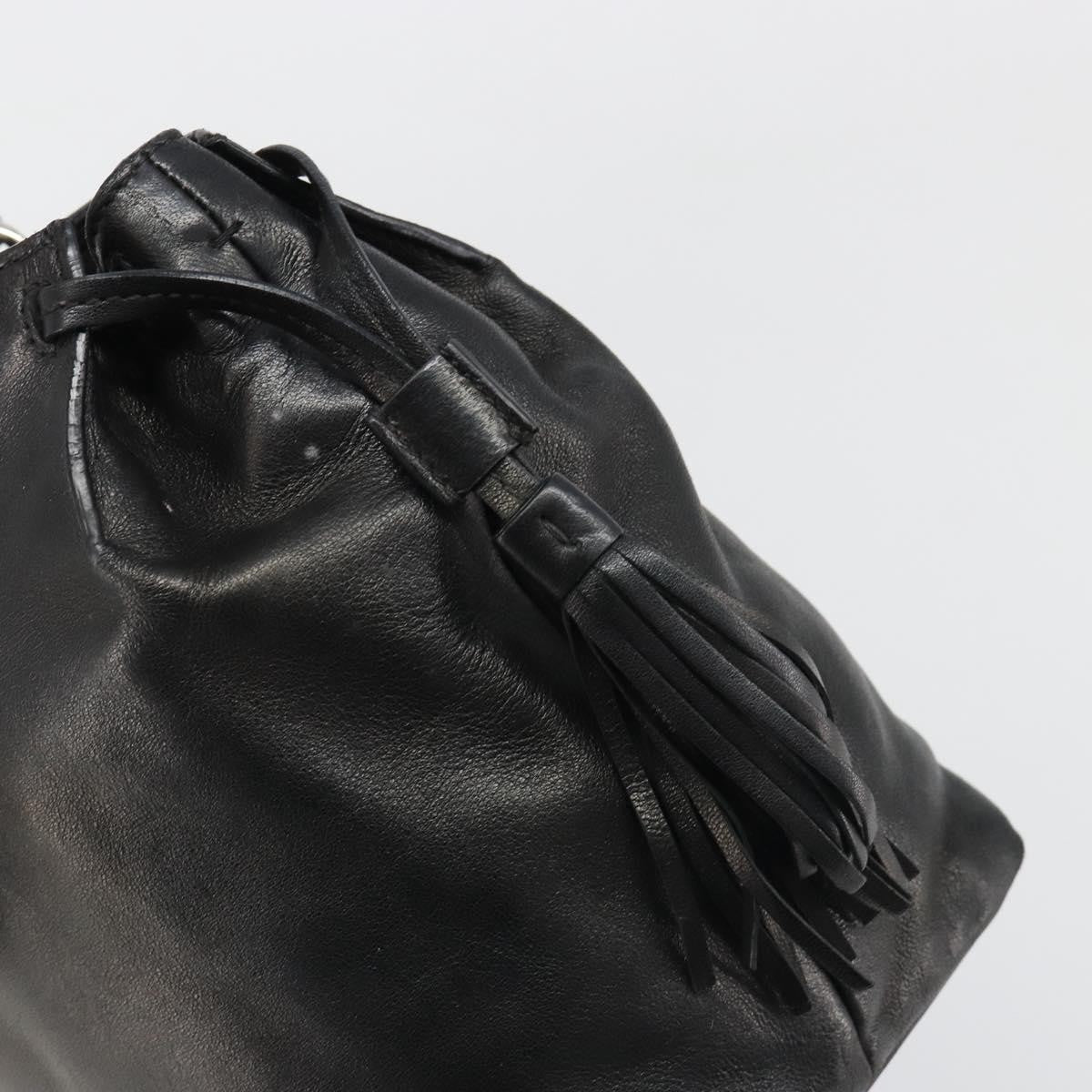 Prada Vitello Daino Convertible Tote Vitello Daino, Black, Leather, Handbag