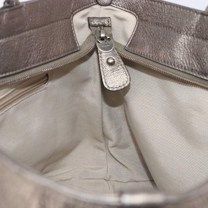 Salvatore Ferragamo Vala tote Leather, Silver, Leather, Tote Bag