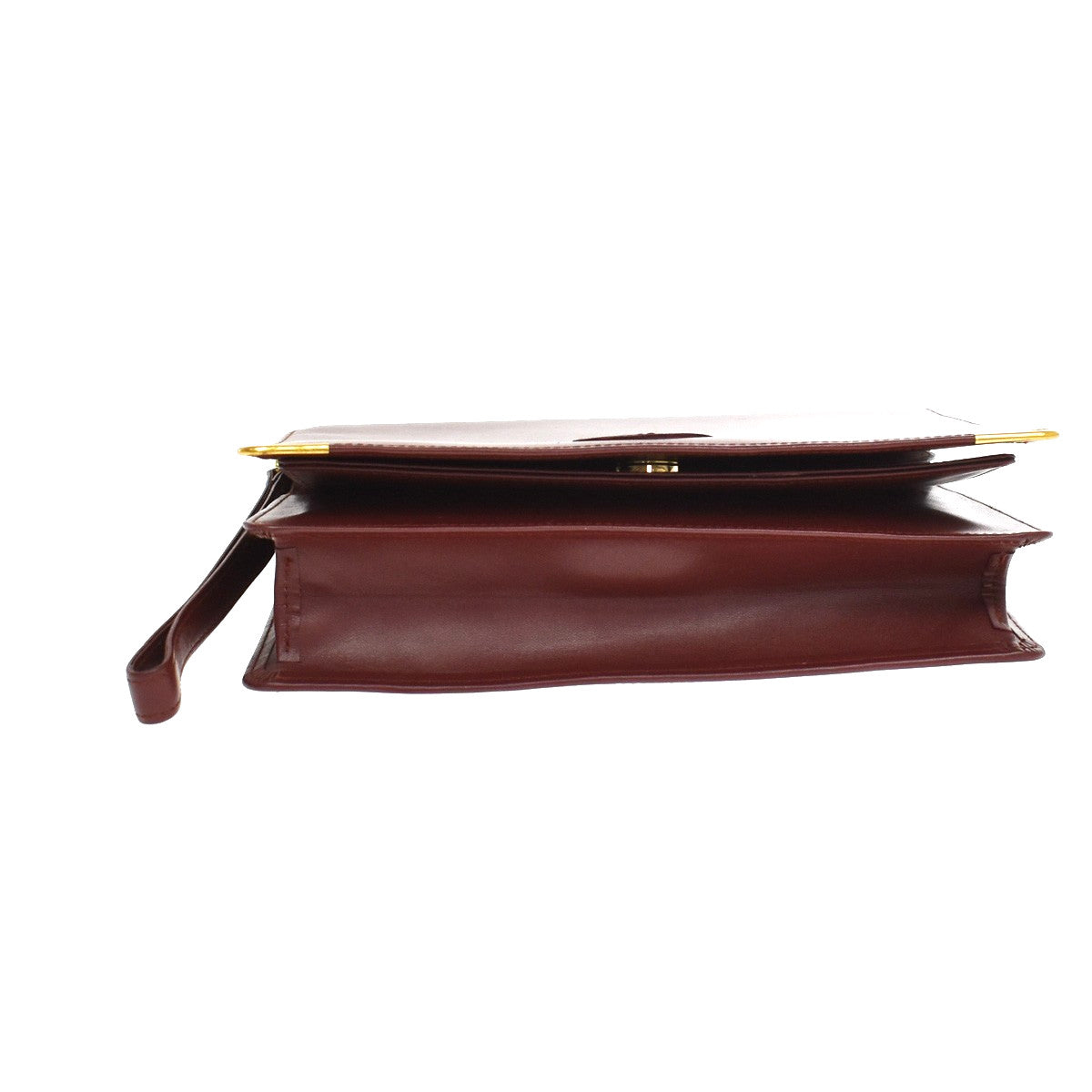 Cartier Must de Cartier Clutch Leather, Burgundy, Leather, Clutch