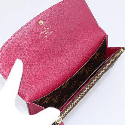 Louis Vuitton Emilie Monogram Canvas, Brown, Canvas, Wallet