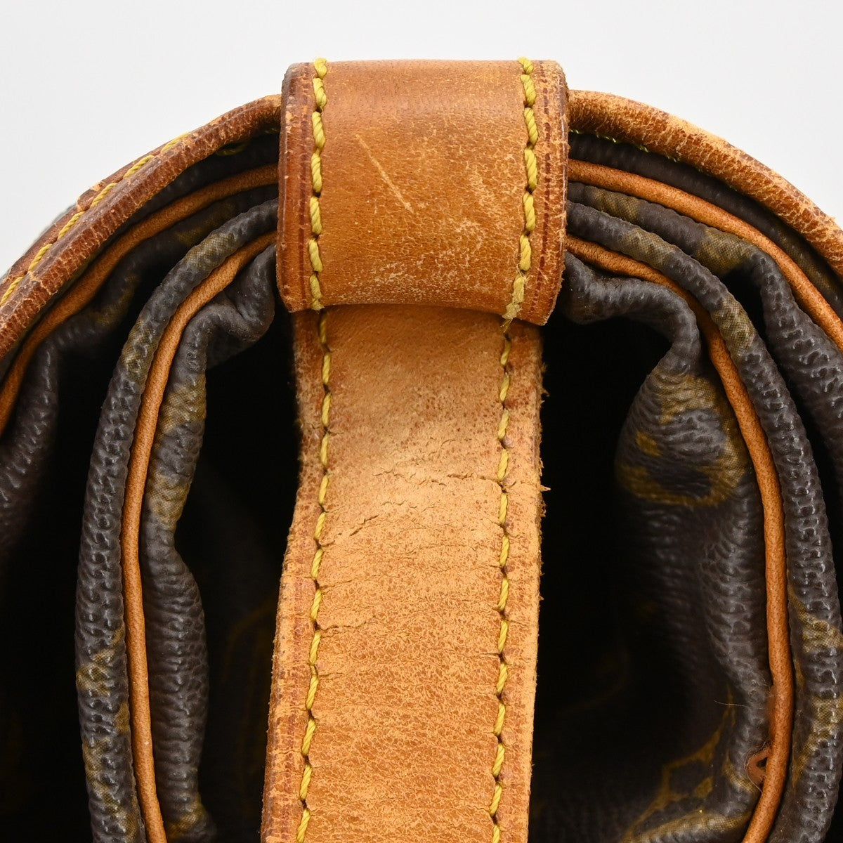 Louis Vuitton Saumur Monogram, Brown, Canvas, Shoulder Bag