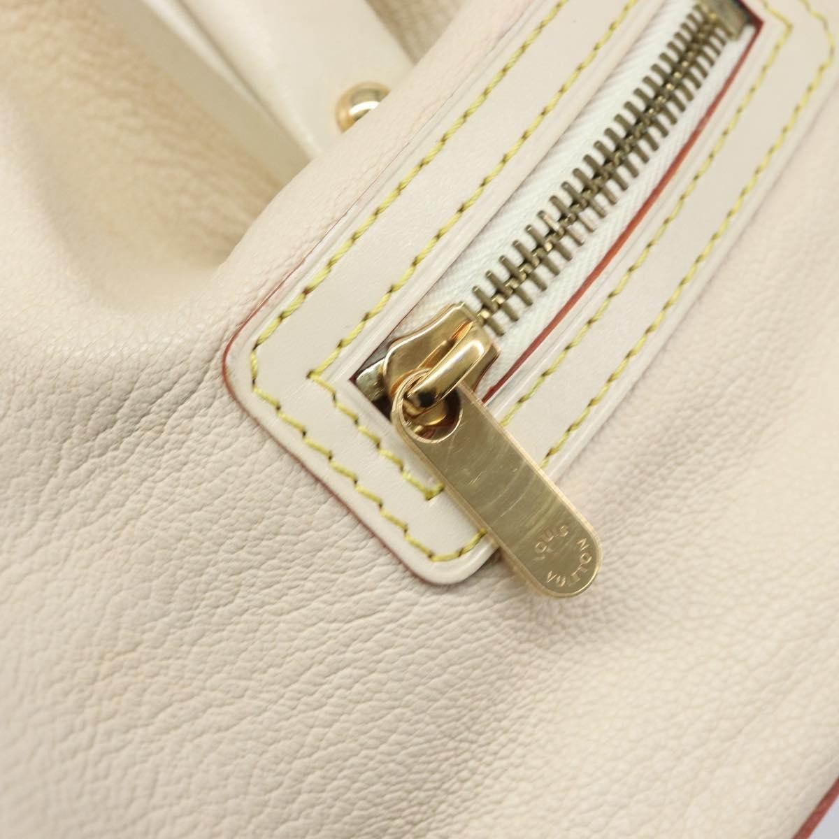 Louis Vuitton Suhali L'Ingenieux Leather, White, Leather, Handbag