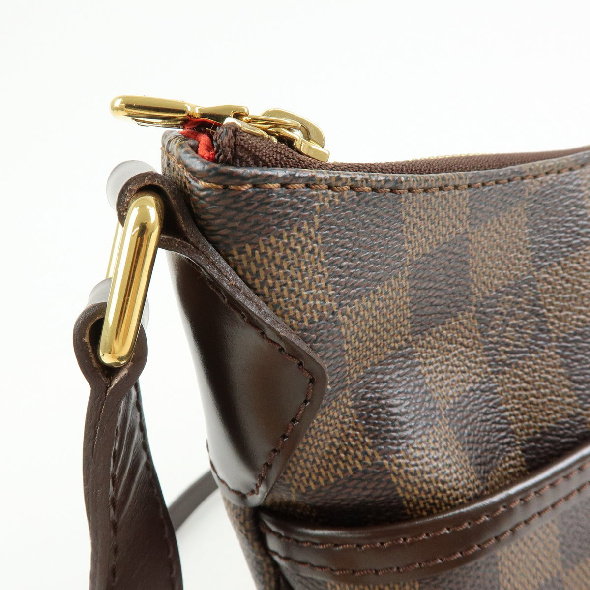 Louis Vuitton Bloomsbury Damier, Brown, Canvas, Shoulder Bag