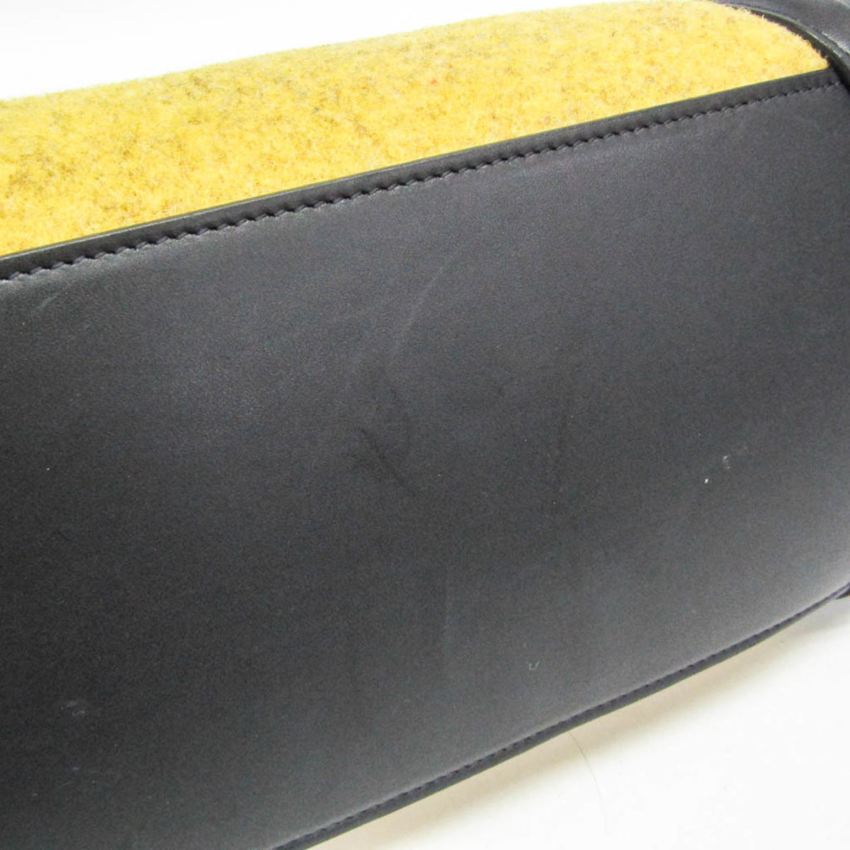 Celine Tricolor Luggage Felt, Multicolour, Leather, Handbag