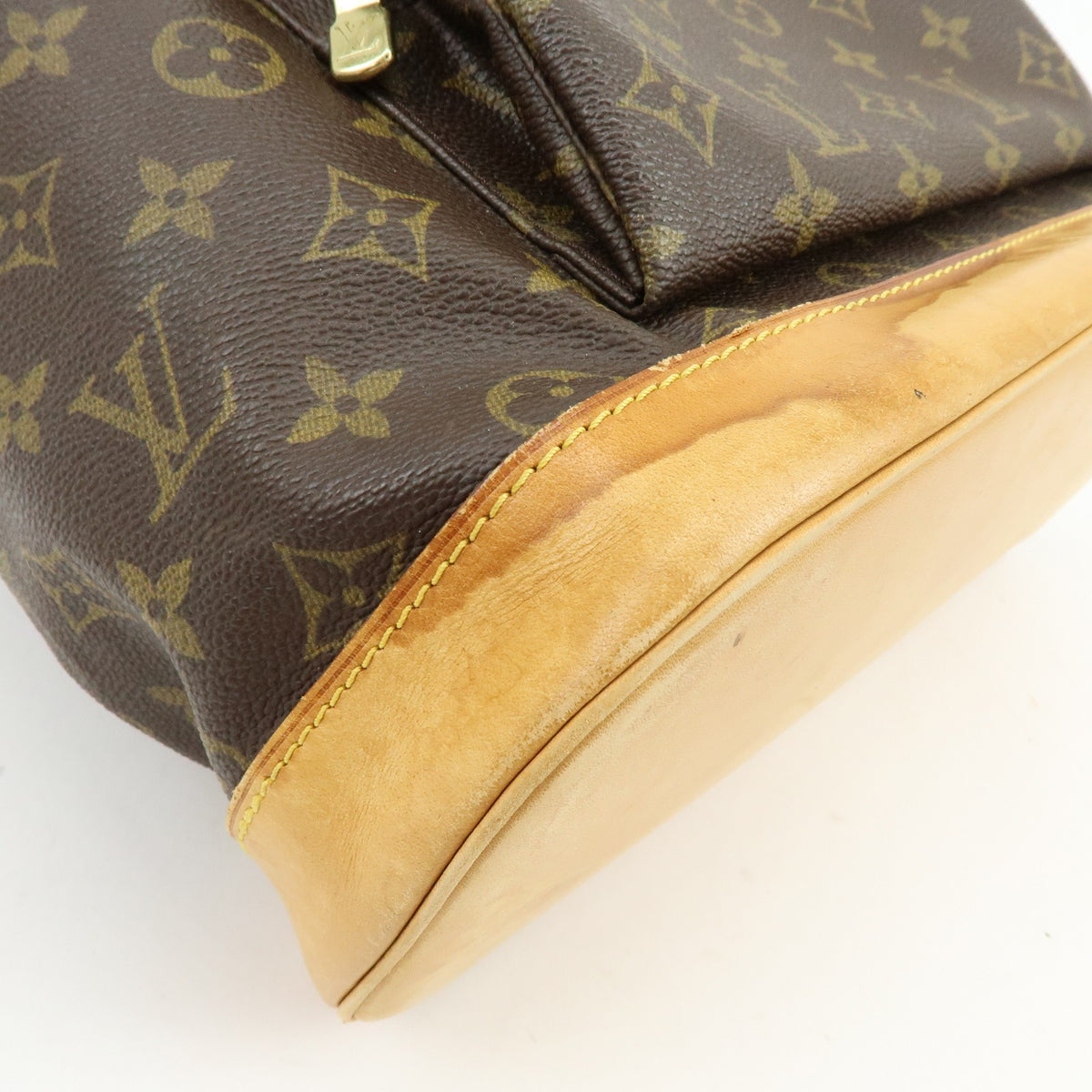 Louis Vuitton Vintage Montsouris Monogram Canvas, Brown, Canvas, Backpack