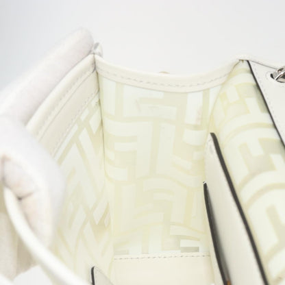 Fendi Kan I F Zucca PU, Clear, Canvas, Shoulder Bag