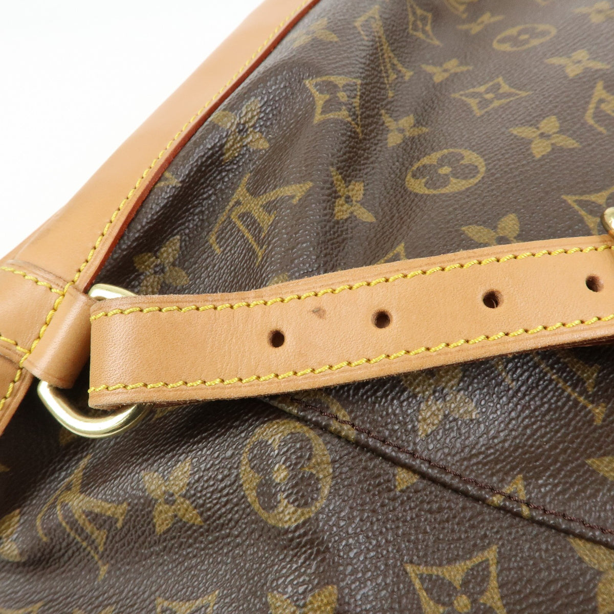Louis Vuitton Vintage Montsouris Monogram Canvas, Brown, Canvas, Backpack