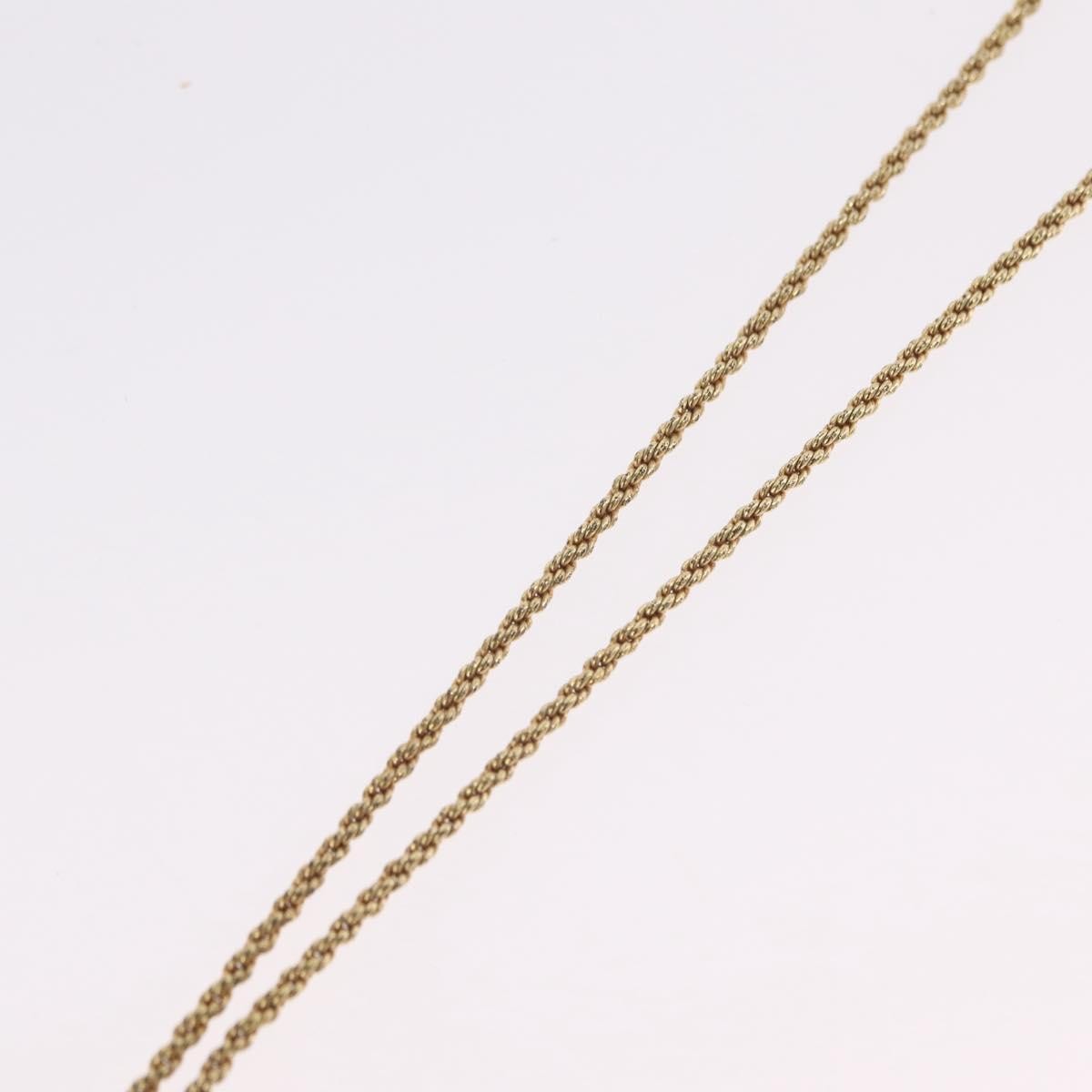Christian Dior CD Pendant Metal, Gold, Metal, Necklace