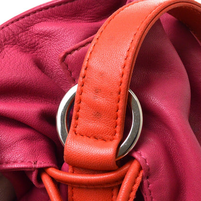 Loewe Flamenco Leather, Pink, Leather, Handbag