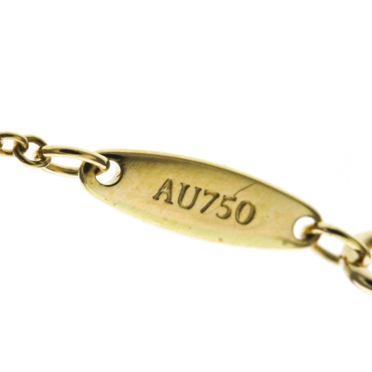 Tiffany & Co. Elsa Peretti Diamonds By The Yard Pendant 18K Yellow Gold with Diamond, Gold, Yellow Gold, Necklace