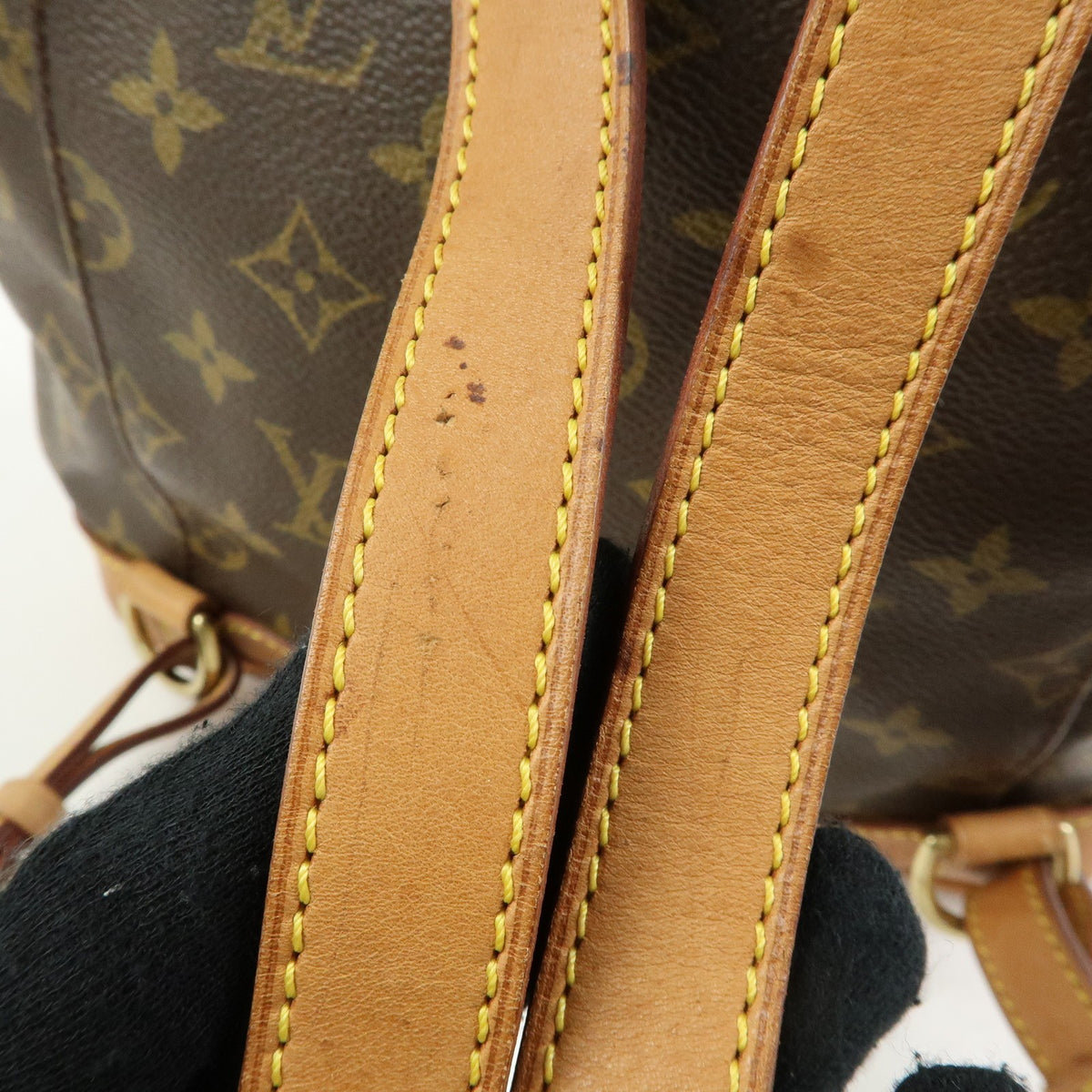 Louis Vuitton Montsouris Monogram Canvas, Brown, Canvas, Backpack