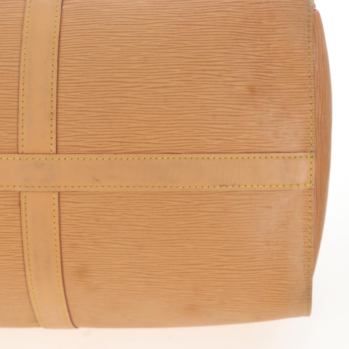 Louis Vuitton Keepall Epi Leather, Brown, Leather, Travel Bag