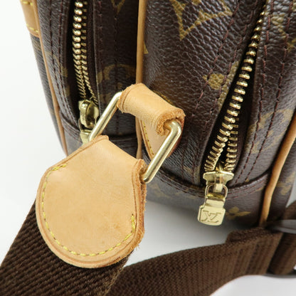 Louis Vuitton Reporter Monogram Canvas, Brown, Canvas, Shoulder Bag