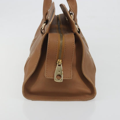 Celine Vintage Leather, Brown, Leather, Handbag