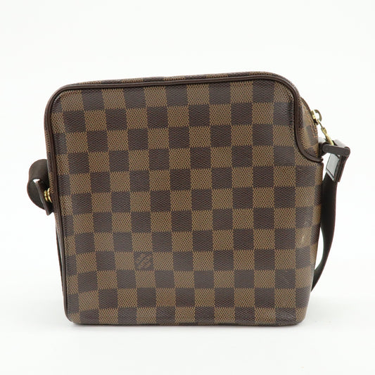 Louis Vuitton Olav Damier, Brown, Canvas, Handbag