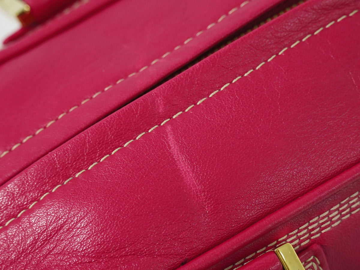 Loewe Amazona Leather, Pink, Leather, Handbag