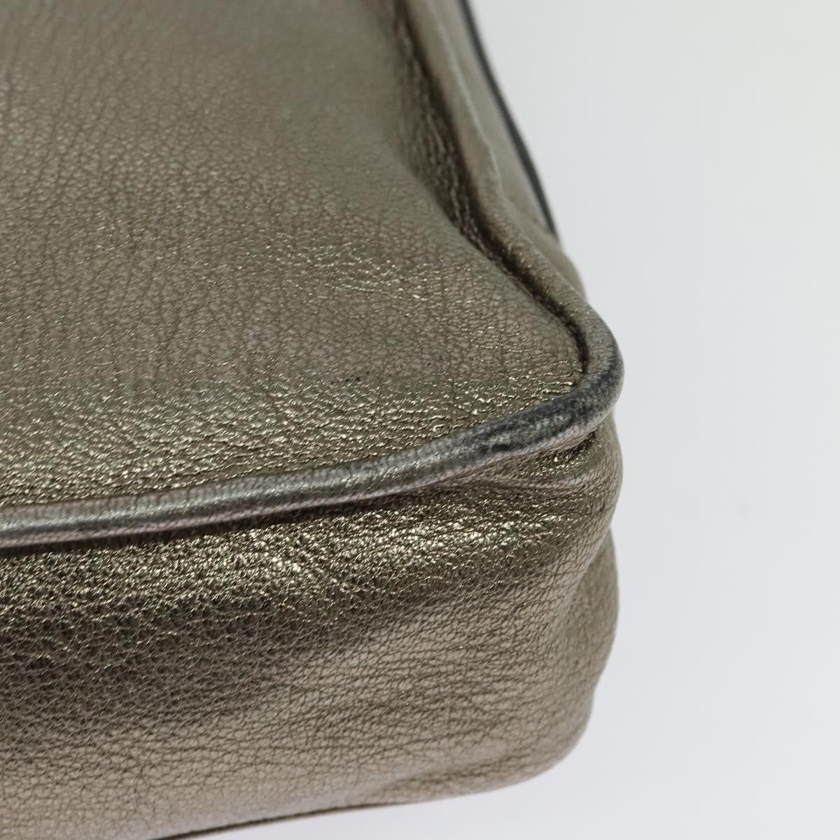 Loewe Anagram Leather, Gold, Leather, Tote Bag
