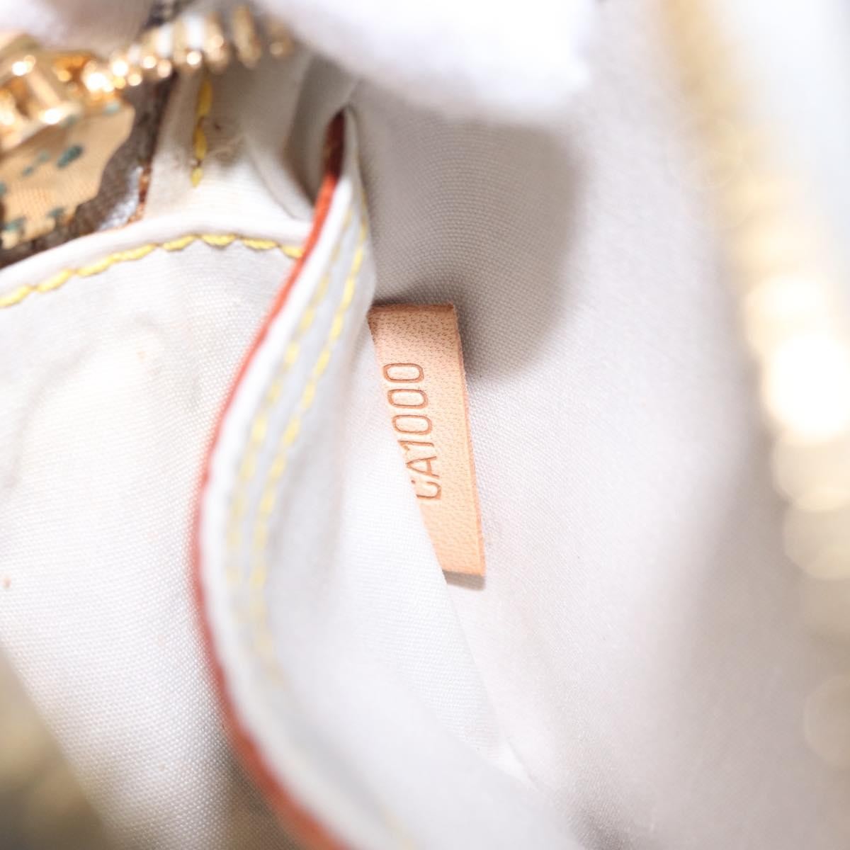 Louis Vuitton Jeanne Mini Lin, Blue, Canvas, Crossbody Bag