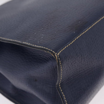 Loewe Tote Leather, Navy, Leather, Tote Bag