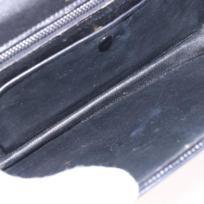 Celine Shoulder Leather, Black, Leather, Shoulder Bag
