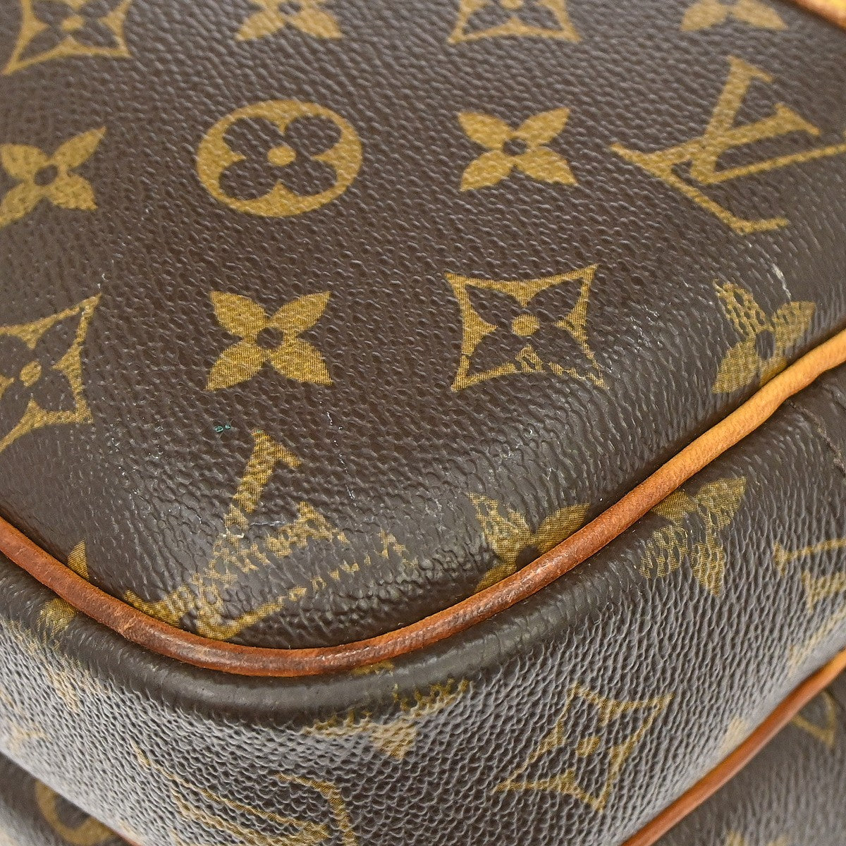 Louis Vuitton Reporter Monogram Canvas, Brown, Canvas, Shoulder Bag