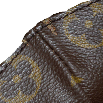 Louis Vuitton Shopping Sac Monogram Canvas, Brown, Canvas, Handbag