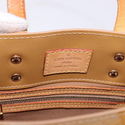 Louis Vuitton Reade Monogram Vernis, Beige, Patent Leather, Handbag