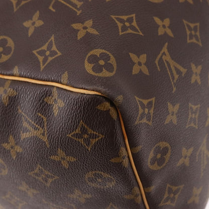 Louis Vuitton Keepall Monogram, Brown, Canvas, Travel Bag