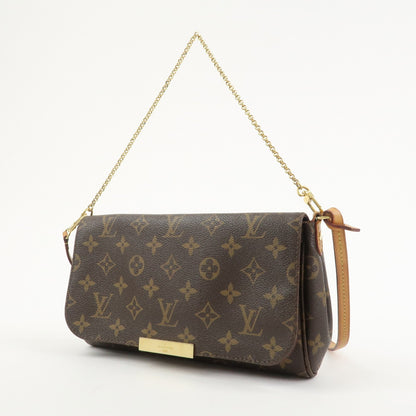 Louis Vuitton Favorite Monogram Canvas, Brown, Canvas, Handbag