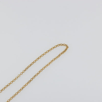 Chanel CC No.5 Perfume Bottle Pendant Metal with Crystals, Gold, Metal, Necklace