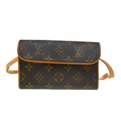 Louis Vuitton Florentine Monogram, Brown, Canvas, Clutch