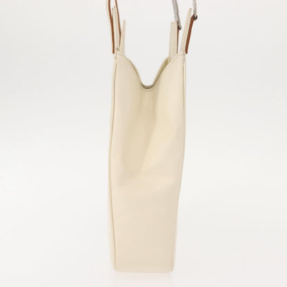 Salvatore Ferragamo Shoulder Leather, Ecru, Leather, Shoulder Bag