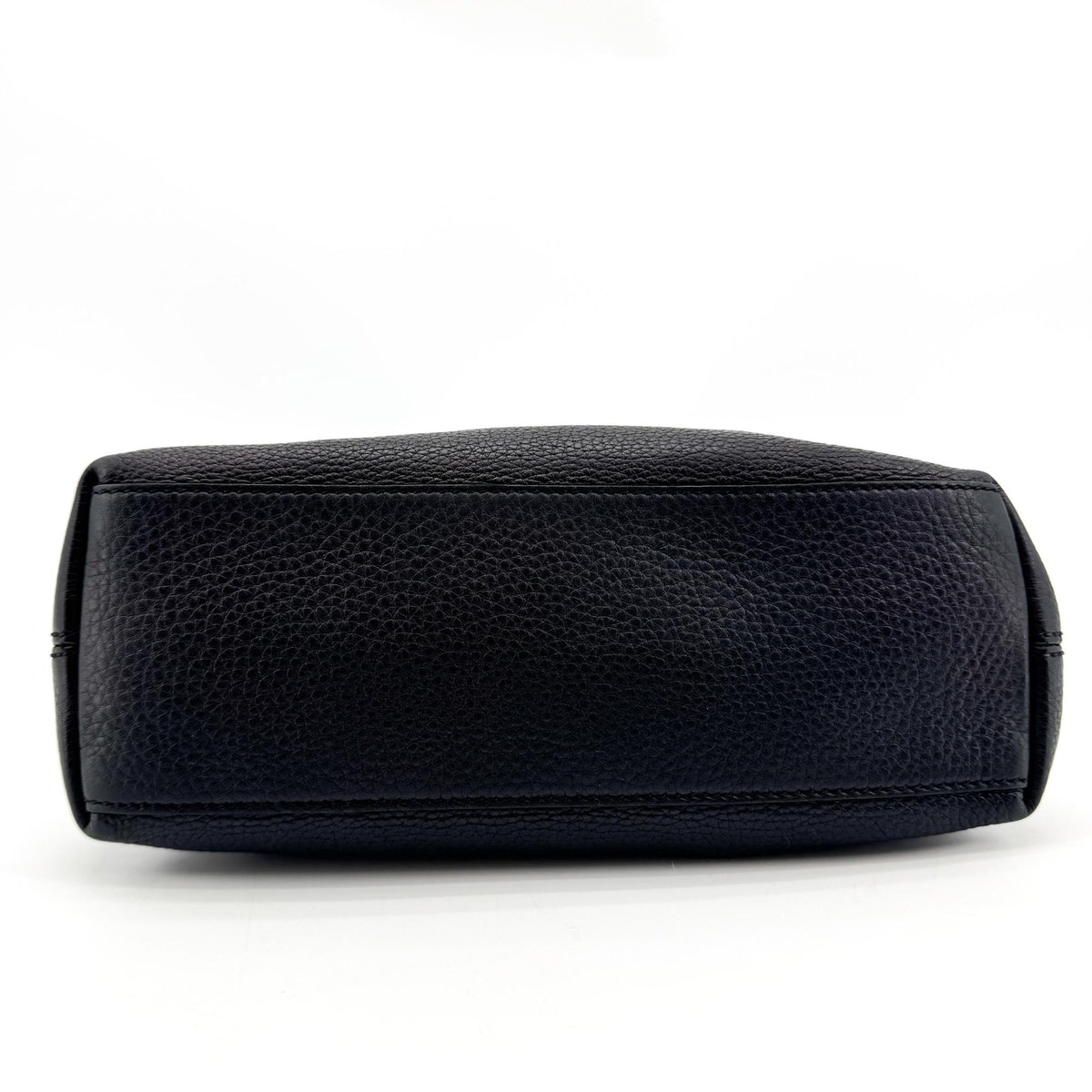 Gucci Soho Chain Strap Leather, Black, Leather, Shoulder Bag
