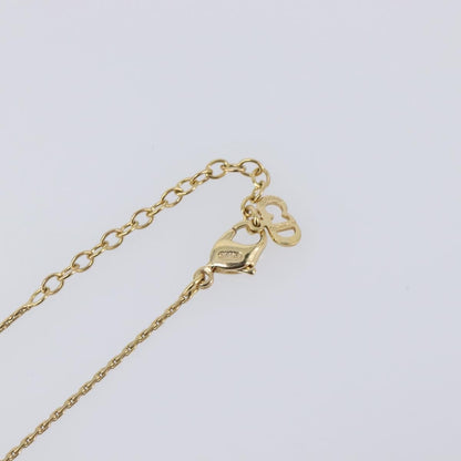 Christian Dior CD Pendant Metal, Gold, Metal, Necklace