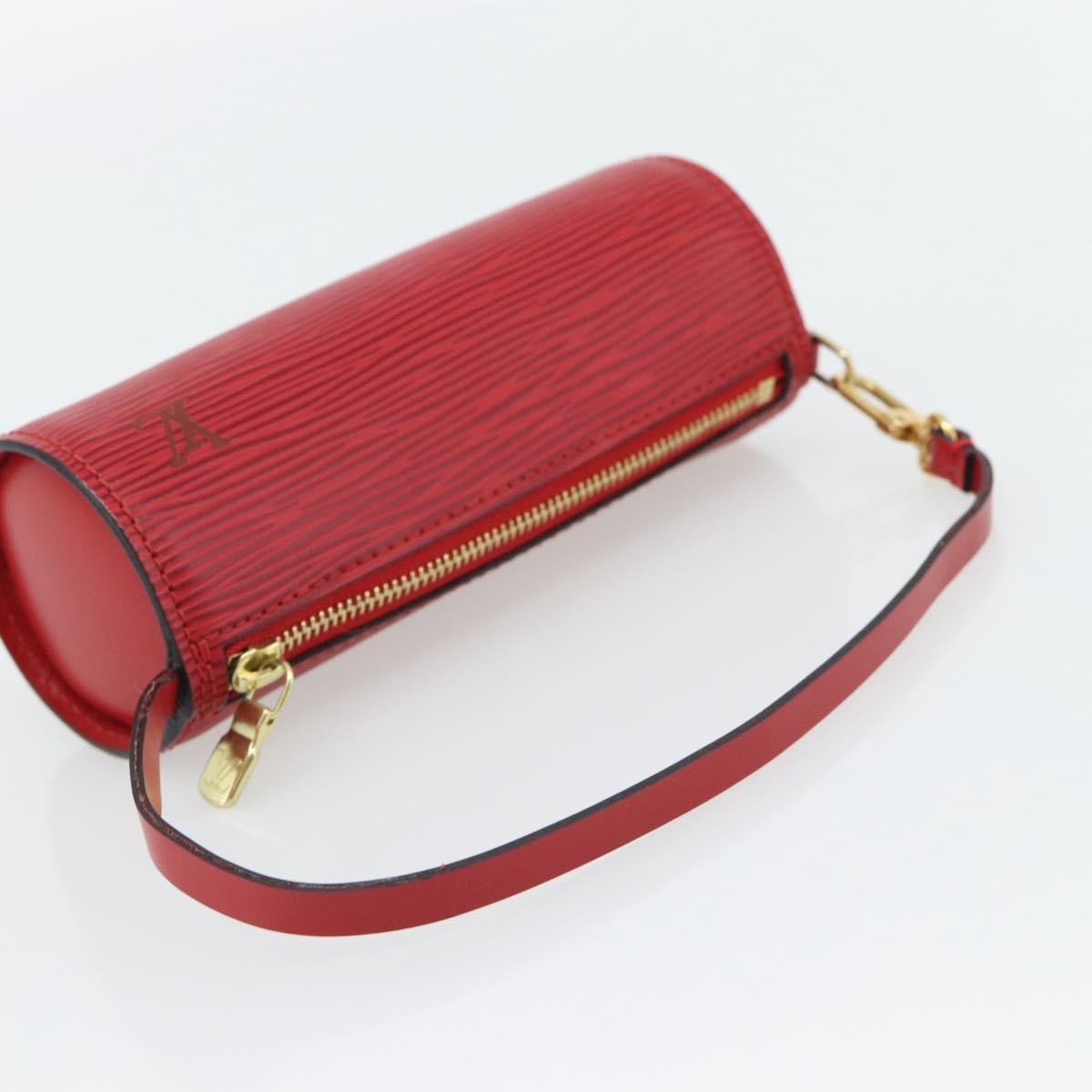 Louis Vuitton Soufflot Pochette Epi Leather, Red, Leather, Clutch