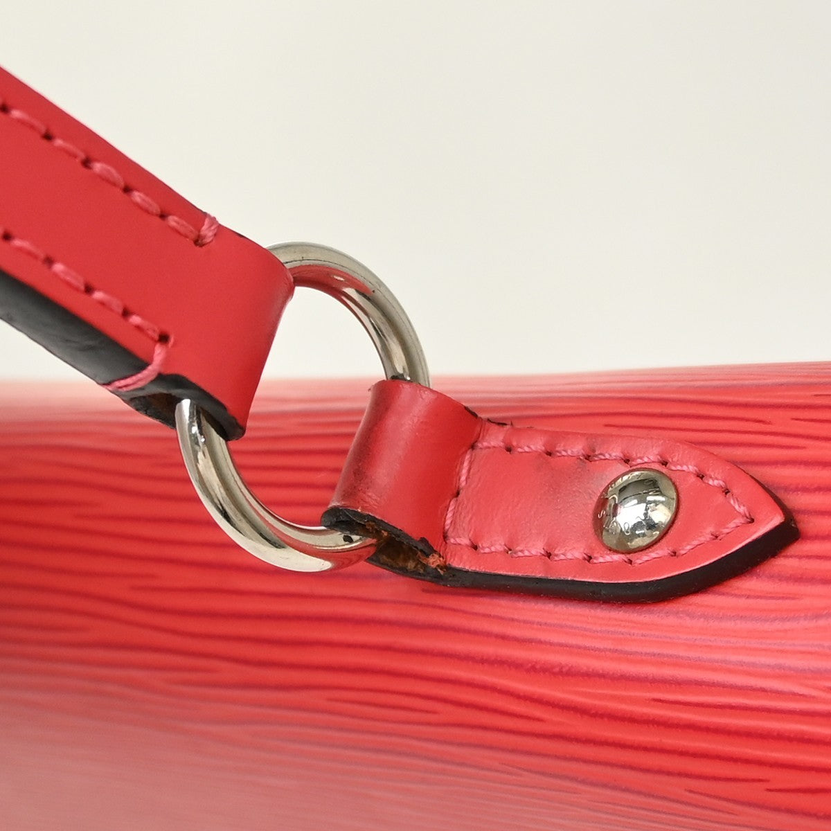 Louis Vuitton Cluny Top Handle Epi Leather, Red, Leather, Handbag