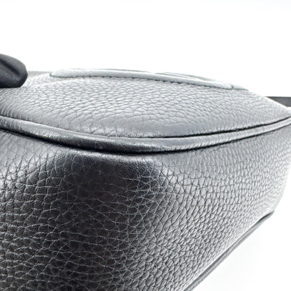 Gucci Soho Disco Leather, Black, Calfskin, Crossbody Bag