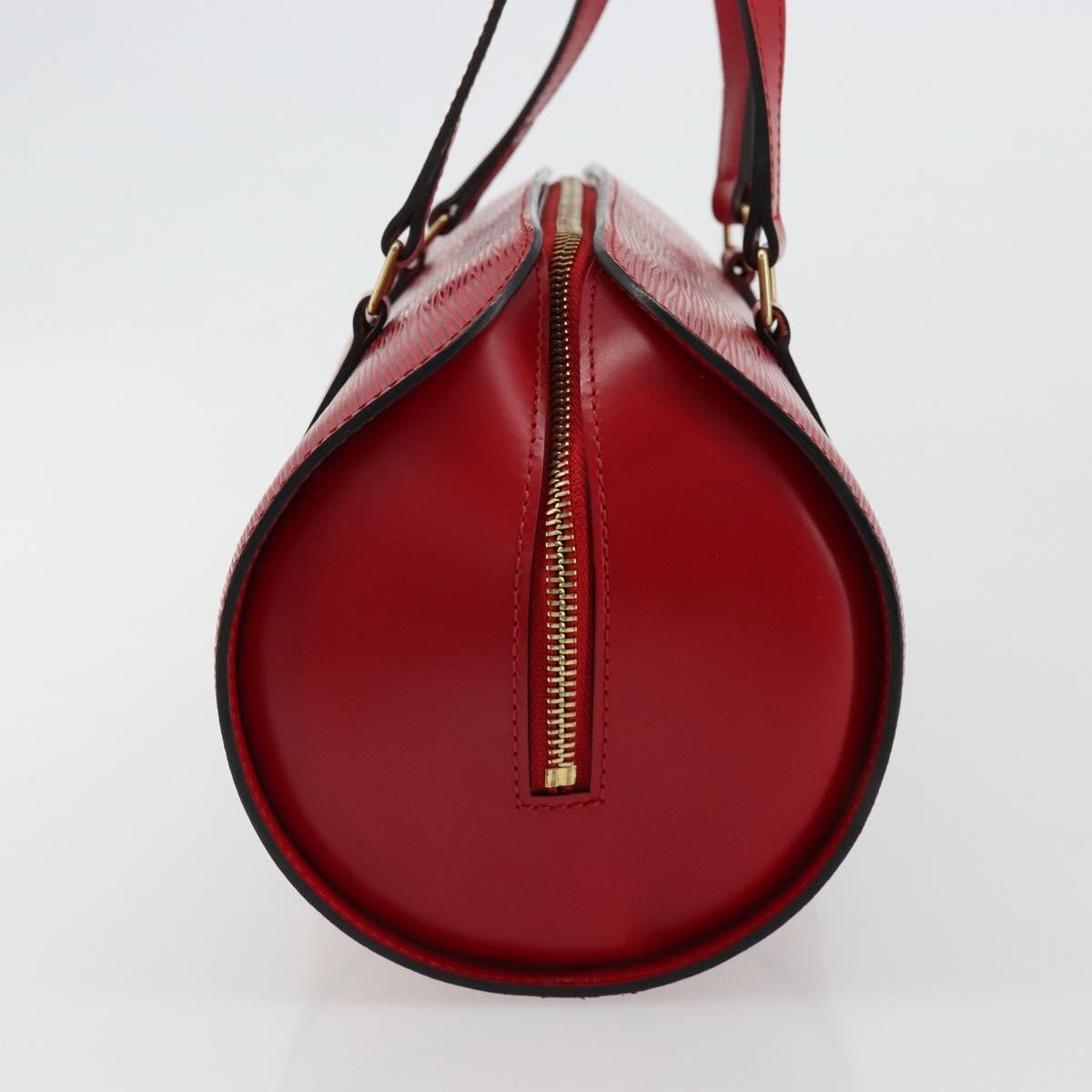 Louis Vuitton Soufflot Epi Leather, Red, Leather, Tote Bag