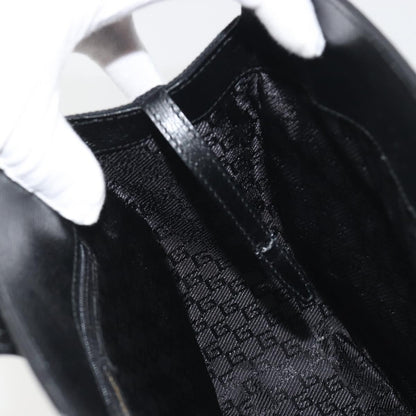 Gucci Vintage G Hobo GG Canvas and Leather, Black, Canvas, Shoulder Bag