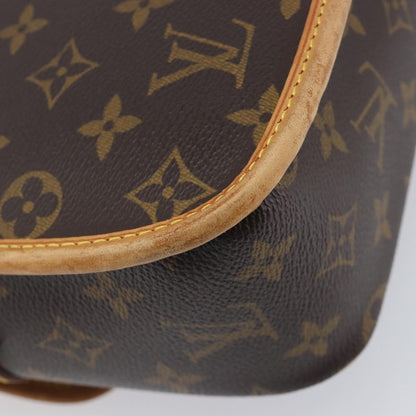 Louis Vuitton Sologne Monogram Canvas, Brown, Canvas, Handbag