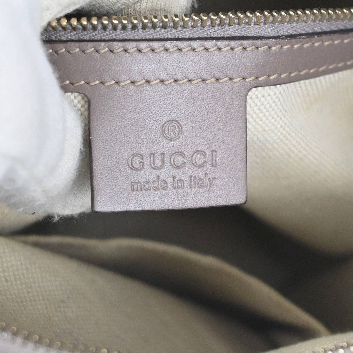 Gucci Mayfair Messenger GG Canvas and Leather, Beige, Canvas, Shoulder Bag